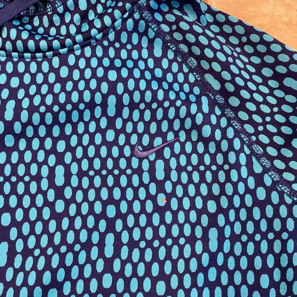 NIKE Therma-Fit Women's Blue Purple Hoodie Sweatshirt Hood GREAT! - Picture 3 of 5